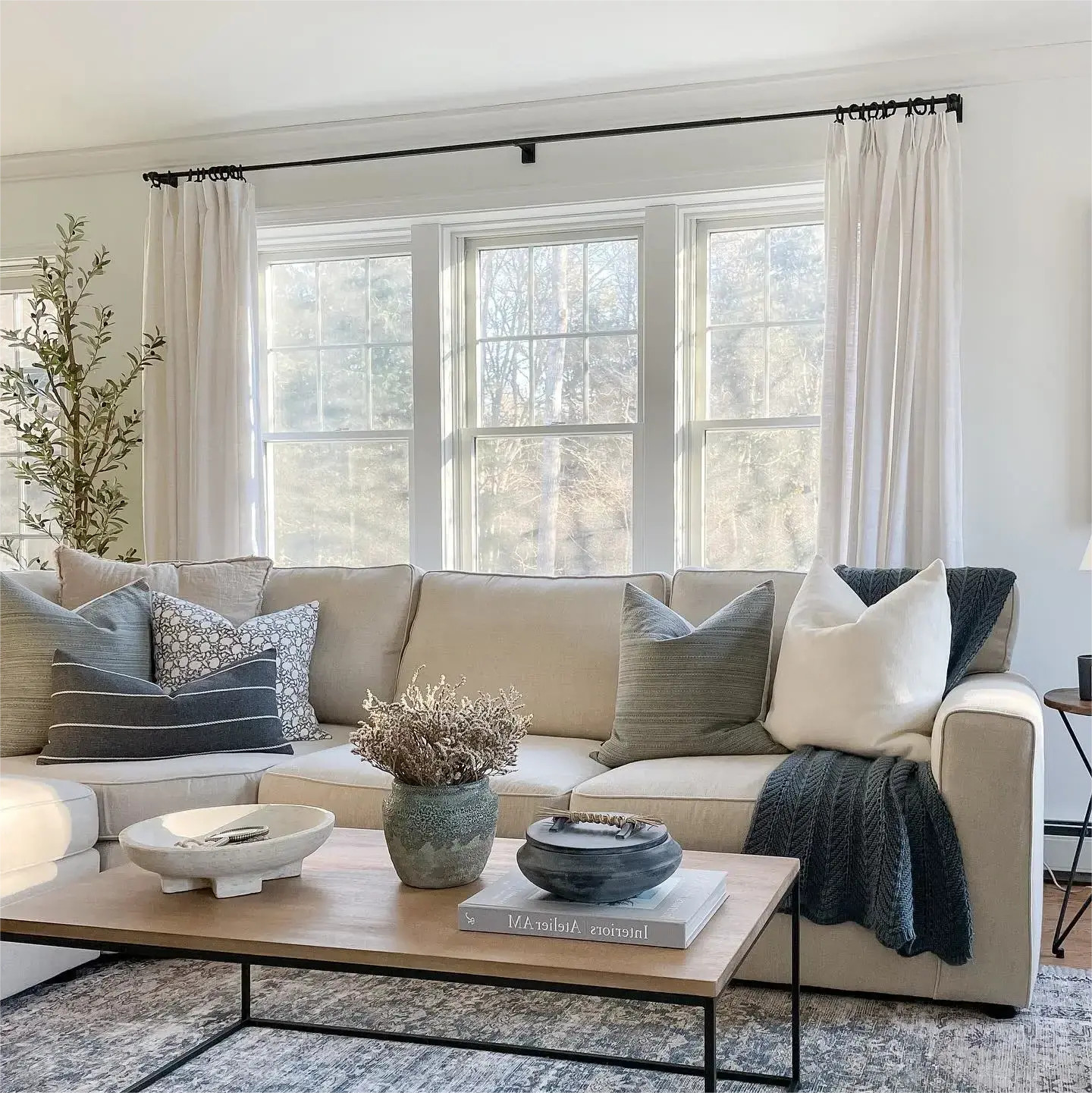 Kyla Linen Drapery Pleated | TWOPAGES