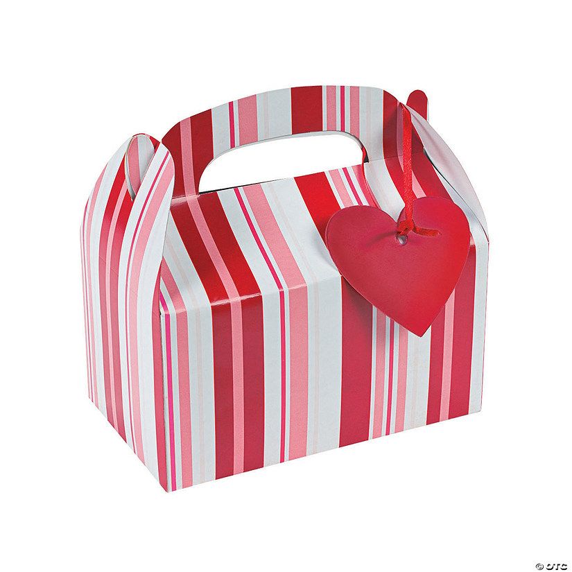 Valentine Favor Boxes with Tags - 12 Pc. | Oriental Trading Company