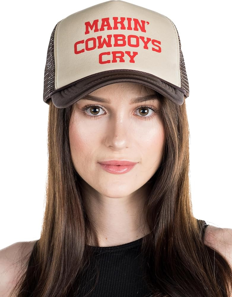 Funky Junque Retro Foam Trucker Hat Summer Mesh Cap Solid Blank Hat for Mens Womens Adjustable Sn... | Amazon (US)