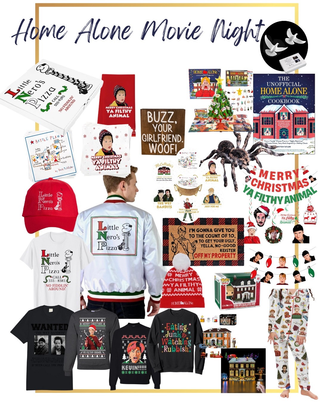 Home Alone Movie Night 
Christmas Movie Fun 
Home Alone 

#LTKFamily #LTKHoliday #LTKSeasonal