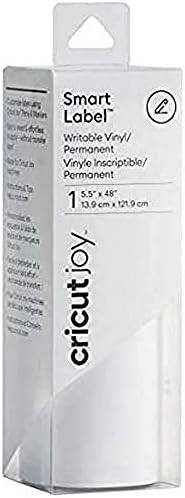 Cricut Joy Smart Label Writable Vinyl - Adhesive Decal Roll - 5.5" x 48" - DIY Label Making for H... | Amazon (US)