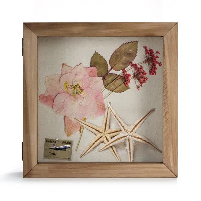 Shadow Box Frame 8 X 8 Shadowbox Display Case Picture Frame With Glass Window Door Memorabilia Wedding Bouquet Flowers Medals Military Photos Memory B | Wayfair North America