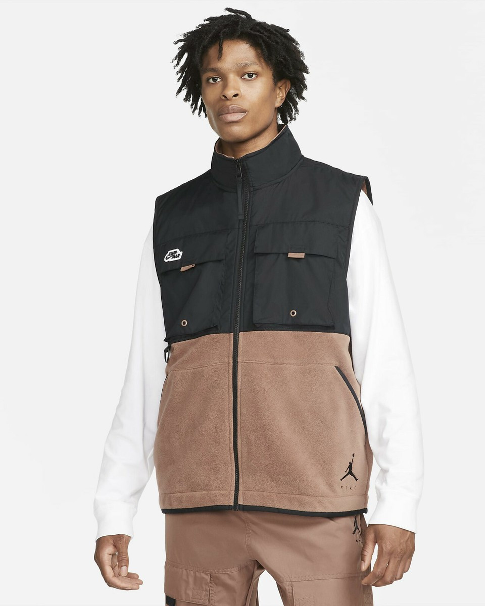 NIKE Size L XL Air Jordan Men's JUMPMAN Fleece Flight Vest DC9661 256  | eBay | eBay US