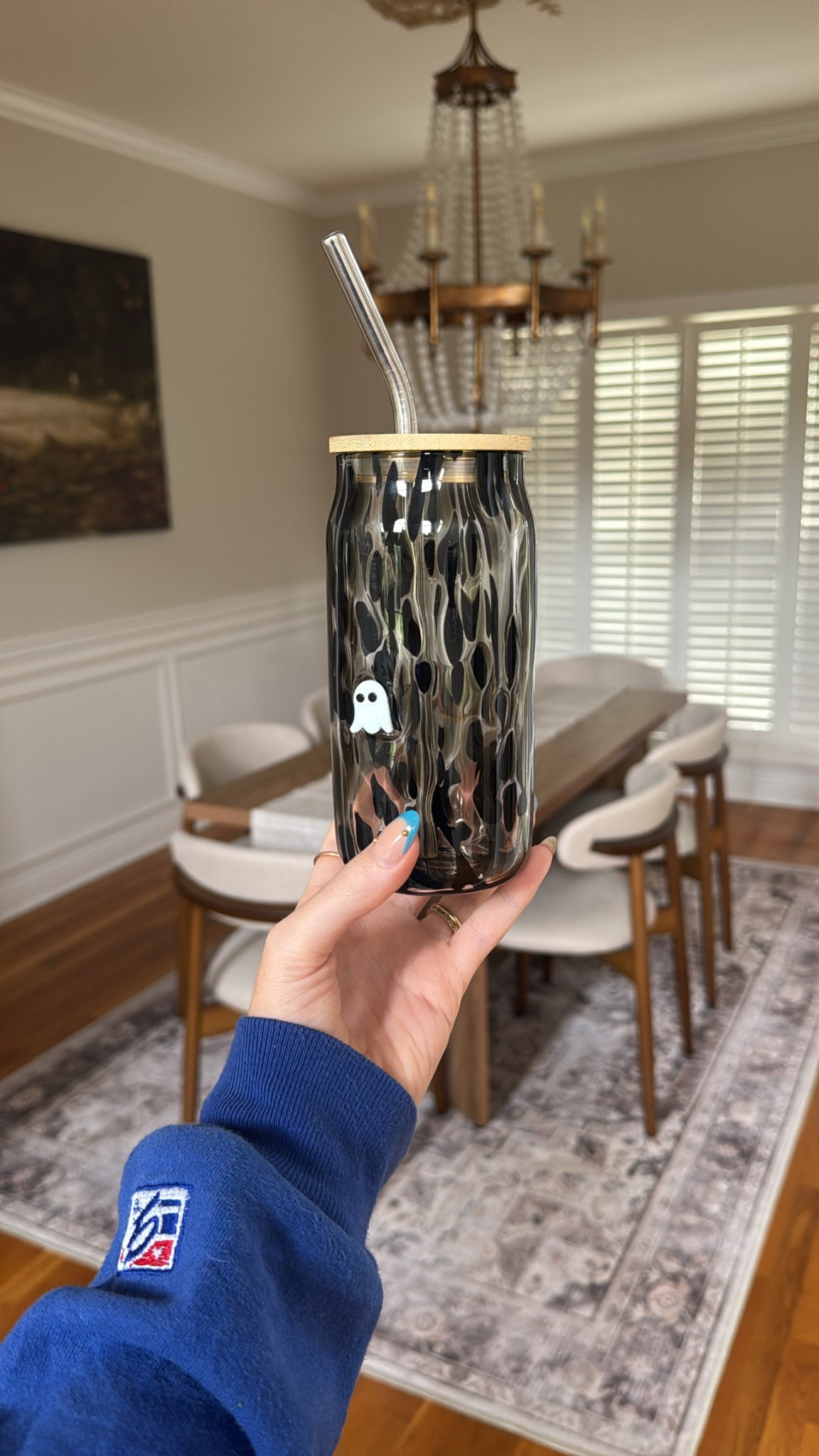 Spooky ghost coffee glass 

#LTKSeasonal #LTKHome