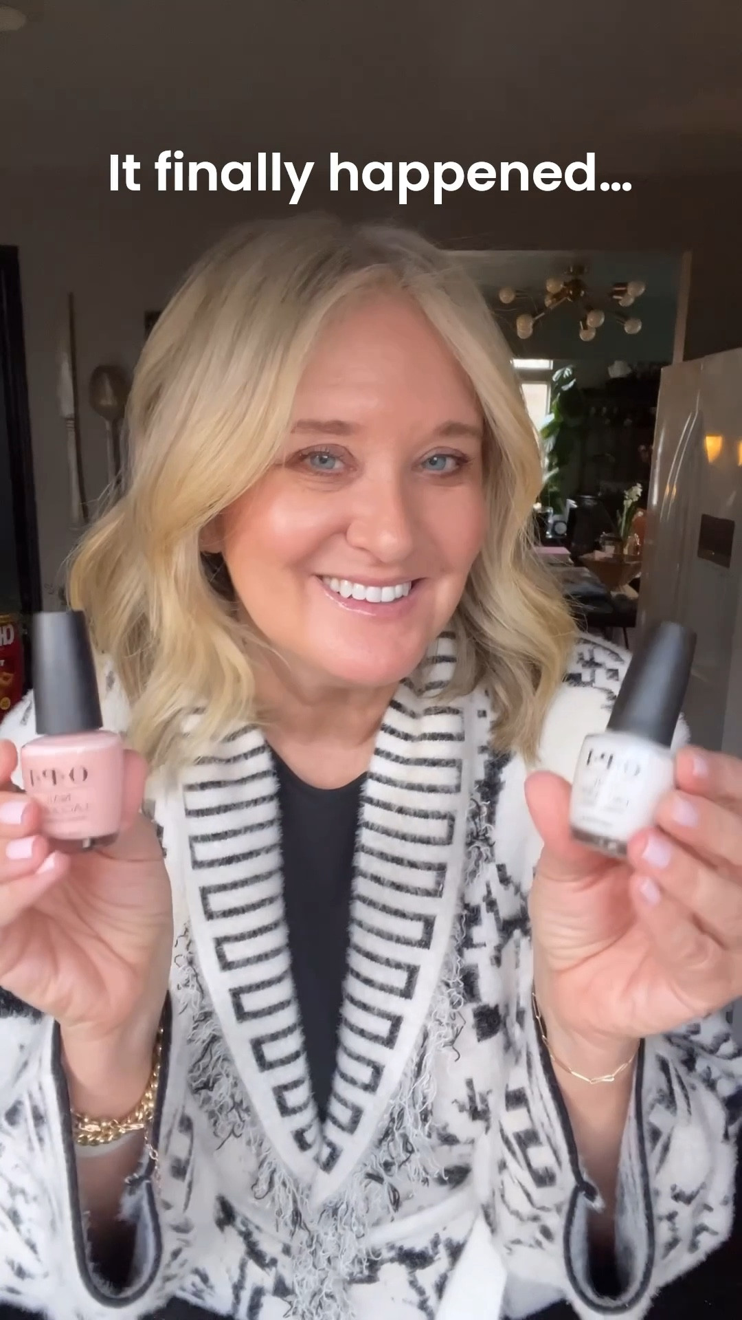 It finally happened!!!! Out two favorite OPI shades…had a baby!!
OPI’m a Bubble Bunny🐰
I also liked my favorite base aces top coat!

#LTKOver40 #LTKdayinmylife #LTKBeauty