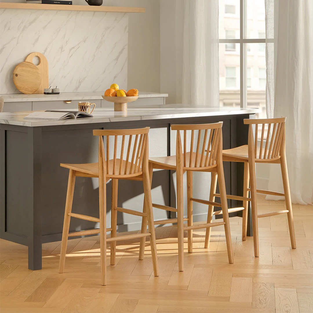 Rus Counter Stool - Light Oak | Article