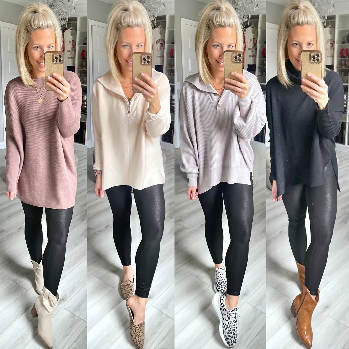 How to Style It: Black Leather Leggings Outfits - Merrick's Art