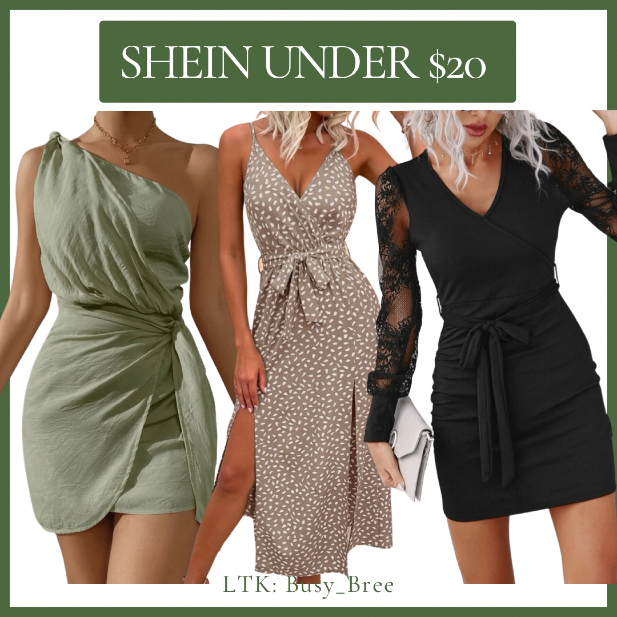 SHEIN dresses under $20, wedding guest dress

#LTKstyletip #LTKsalealert #LTKCyberweek
