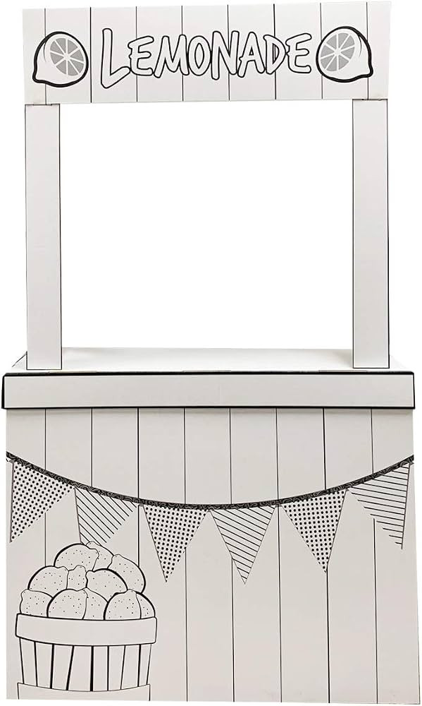 Cardboard People Color Me Lemonade Stand Life Size Cardboard Cutout Standup | Amazon (US)