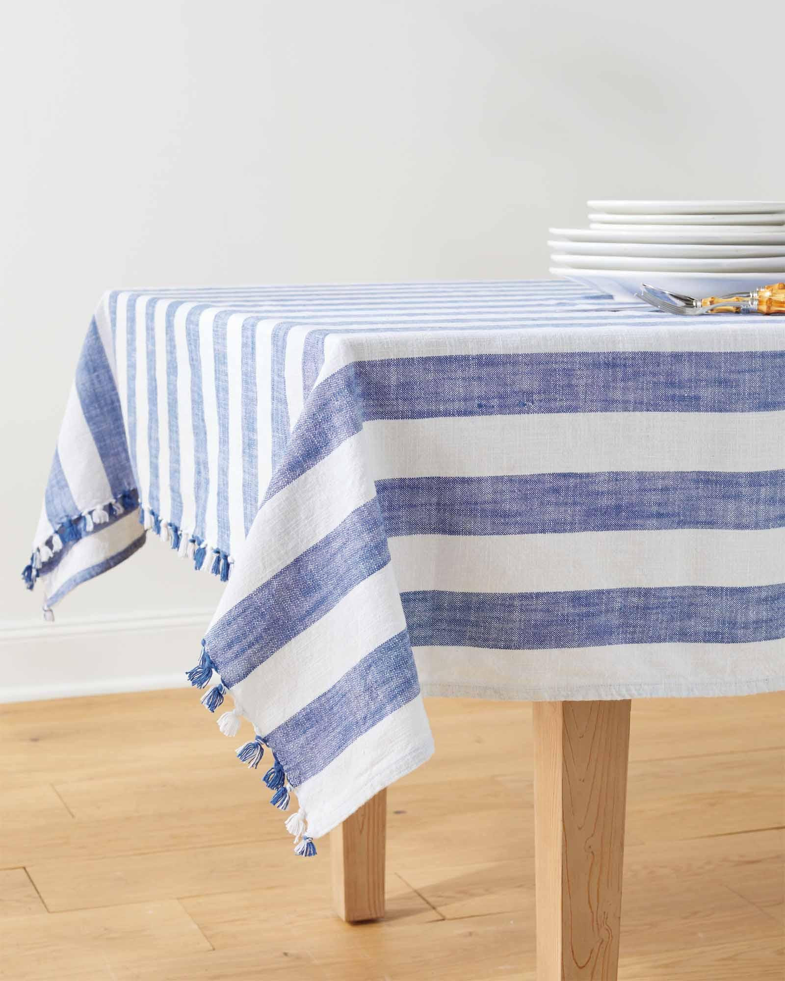 Awning Stripe Tablecloth | Serena and Lily