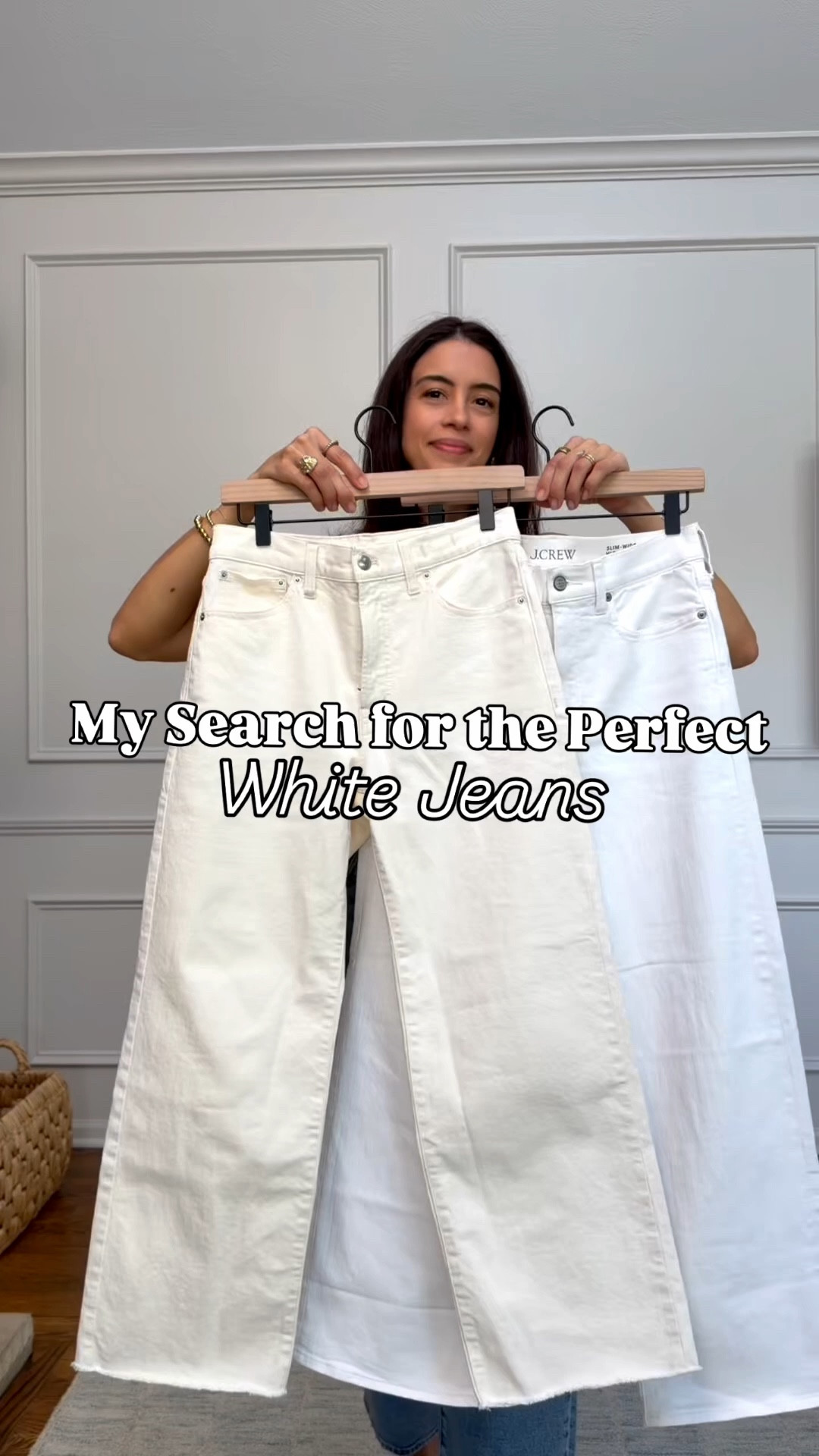 Trying to find the perfect white jeans for everyday.
Sharing two options I’ve been wearing on repeat—one more comfy/stretchy and one more structured & flattering.

Both come in petite, regular & long
I’m wearing size 27 regular (TTS)

Linked both so you can choose your favorite!

#LTKSeasonal #LTKgrwm #LTKootd