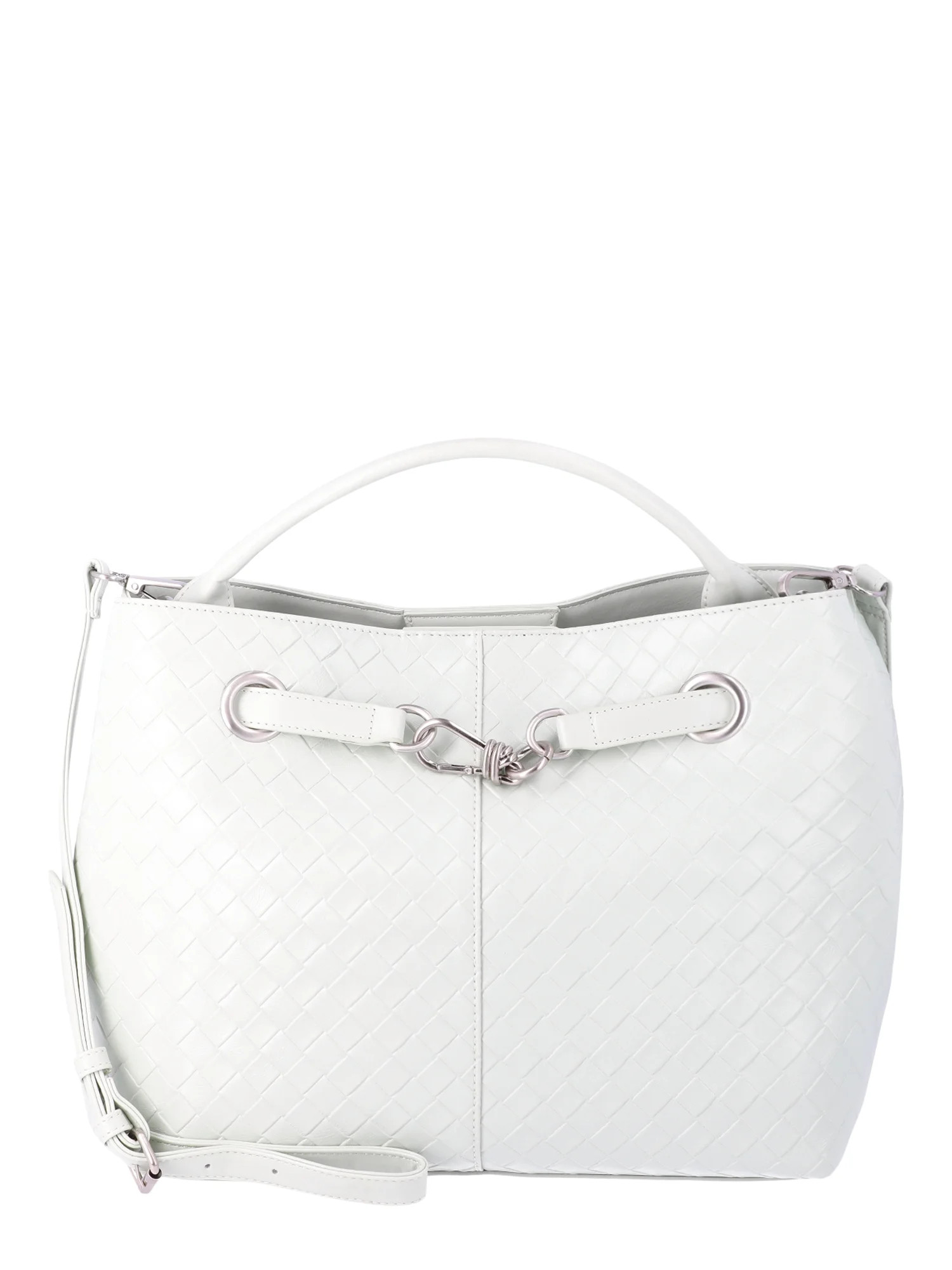 Time & Tru Women's Hazel Satchel Bag, Seafoam | Walmart (US)