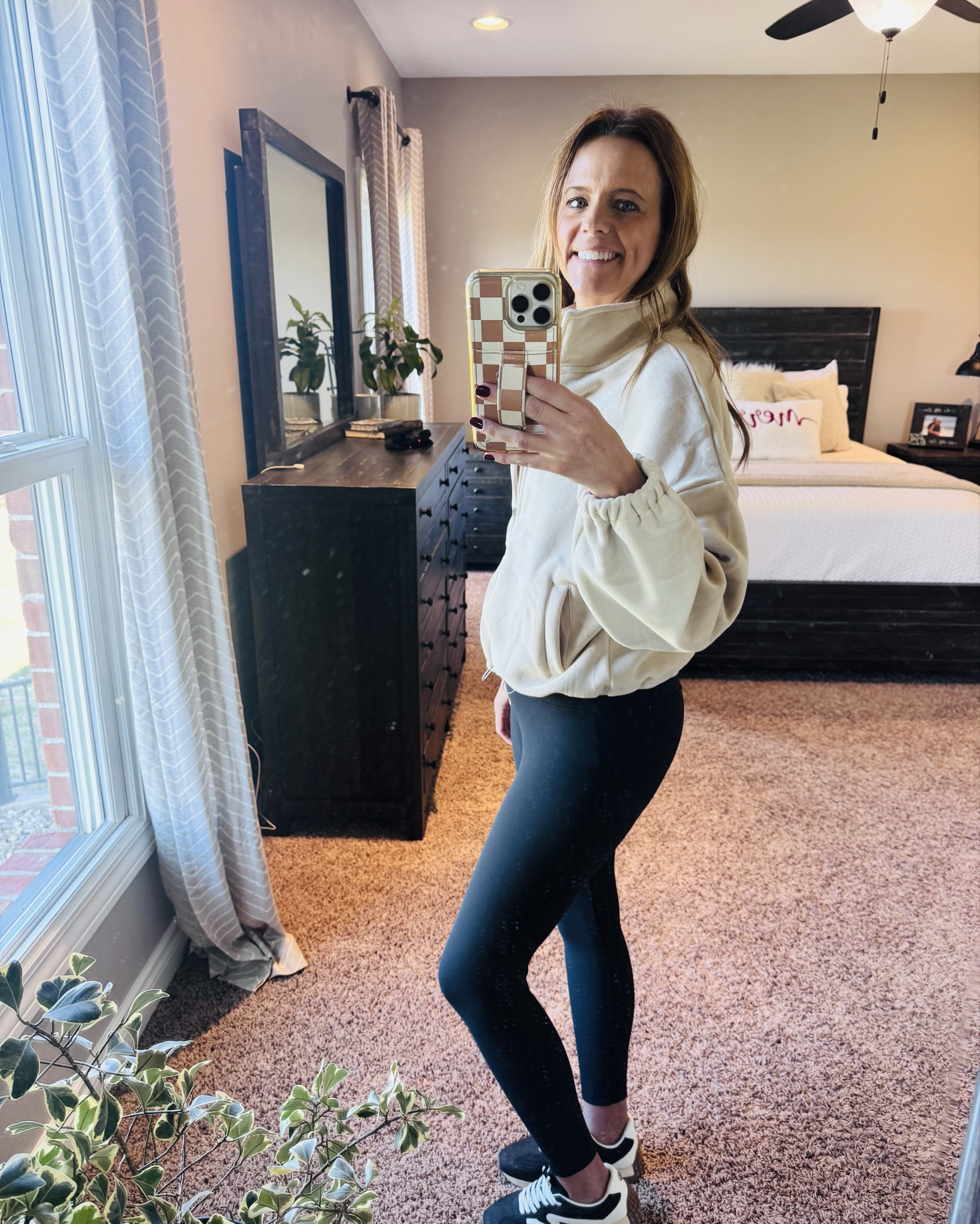 Cozy + casual Amazon finds coming in HOT 🙌🏼 This zip up sweatshirt + leggings combo is seriously the perfect “running errands but still cute” outfit. The sweatshirt is sooo soft, the leggings are buttery and flattering, and the Project Cloud sneakers pull it all together. Easy, comfy, and under budget — my kind of fit. 🤍🖤

Linked complete Amazon outfit here!

#AmazonFinds #AmazonFashion #OOTD #LTKStyle #LTKFinds #CasualOutfit #ComfyStyle #Athleisure #MirrorSelfie #AffordableFashion #OutfitInspo

#LTKootd #LTKdayinmylife #LTKActive