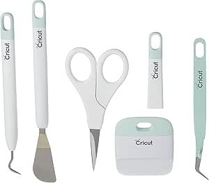 Cricut Basic Tool Set - 5-Piece Precision Tool Kit for Crafting and DIYs, Perfect for Vinyl, Pape... | Amazon (US)