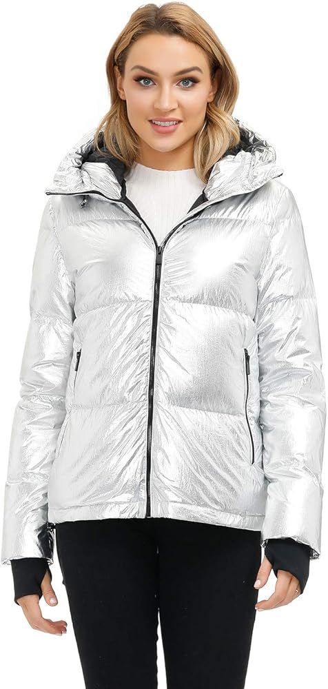 Women's Lightweight Warm Winter Puffer Down Jacket Quilted Coat Athletic Running Jacket | Amazon (US)