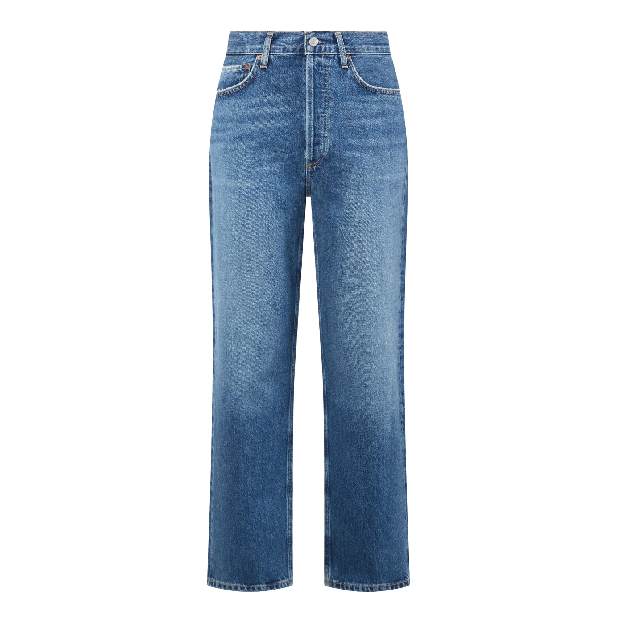 AGOLDE 90s Straight Leg Jeans - Mid Blue | Brown Thomas (IE)