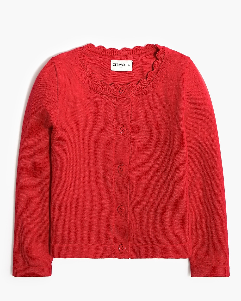 Baby & toddler girls' scalloped cotton cardigan sweater | J.Crew Factory