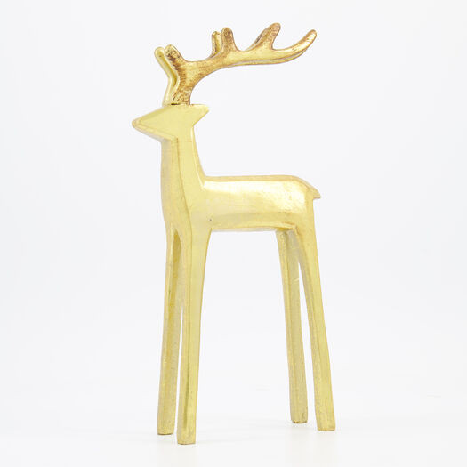 Gold Deer Ornament 32x16cm | TK Maxx