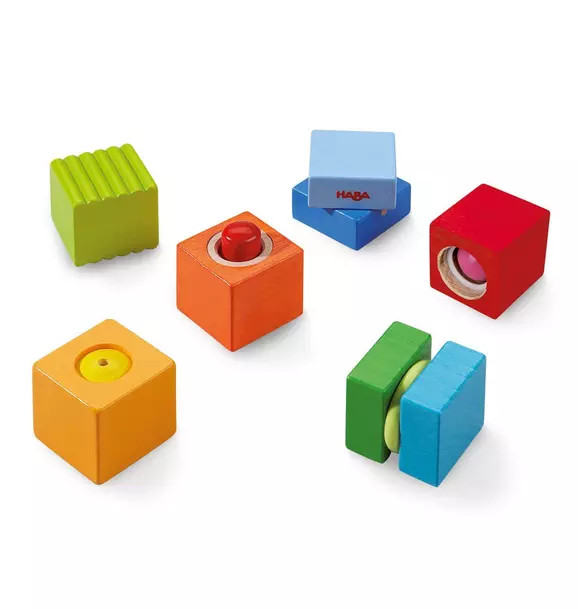 HABA Fun with Sounds Wooden Discovery Blocks | Janie and Jack