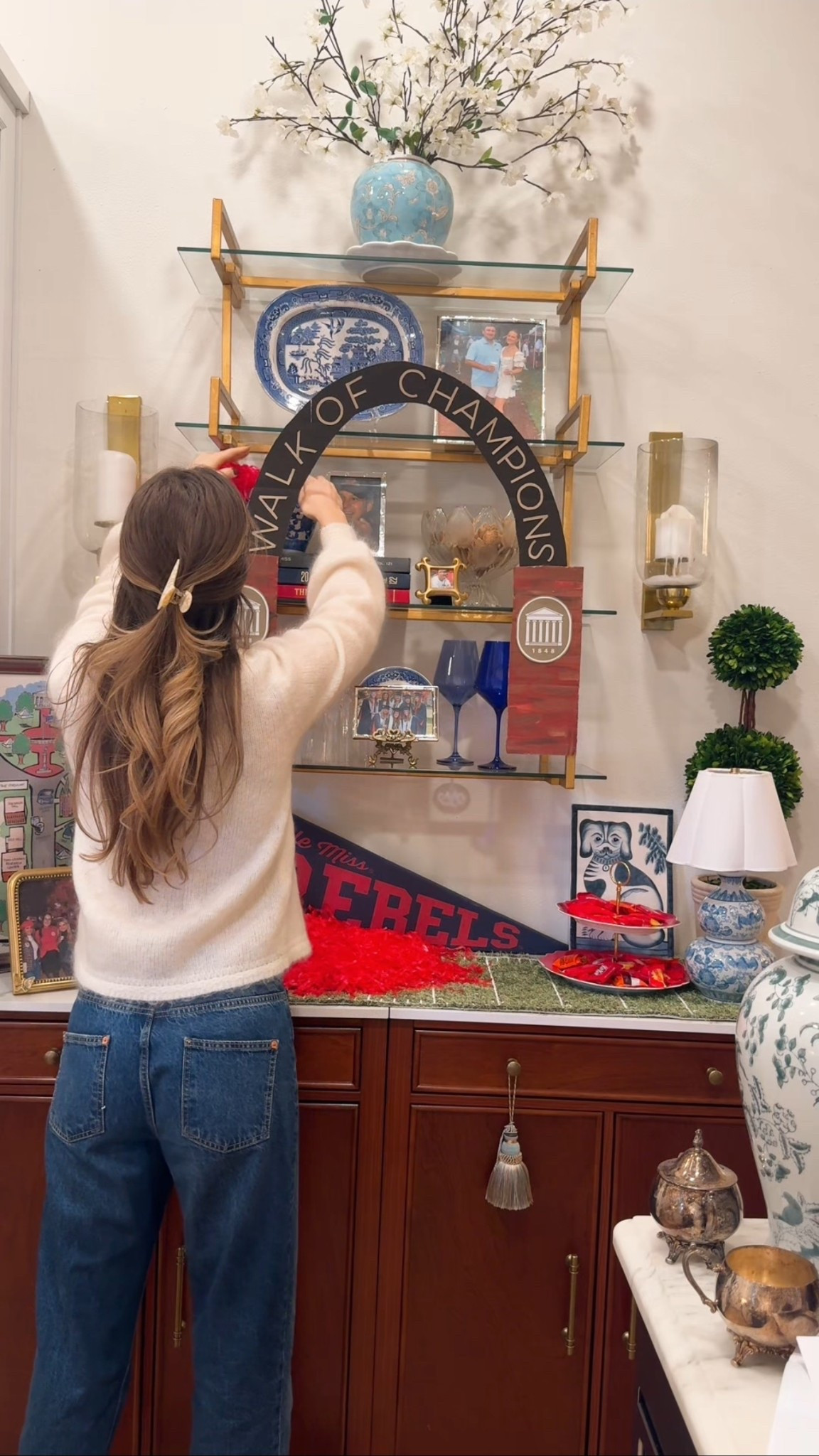 Wearing a size small in the cardigan!