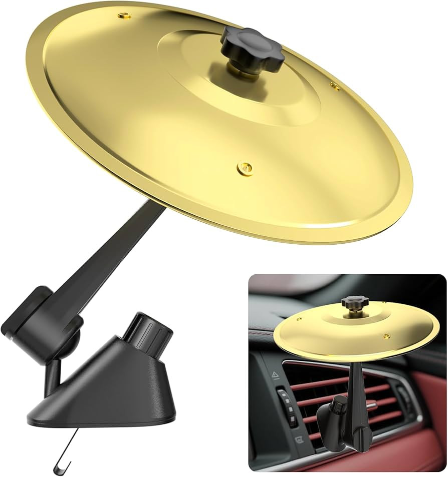 Car Cymbal Air Vent, Mini Car Crash Cymbals, Add Fun to Your Drive with Car Drum | A Great Gift F... | Amazon (US)