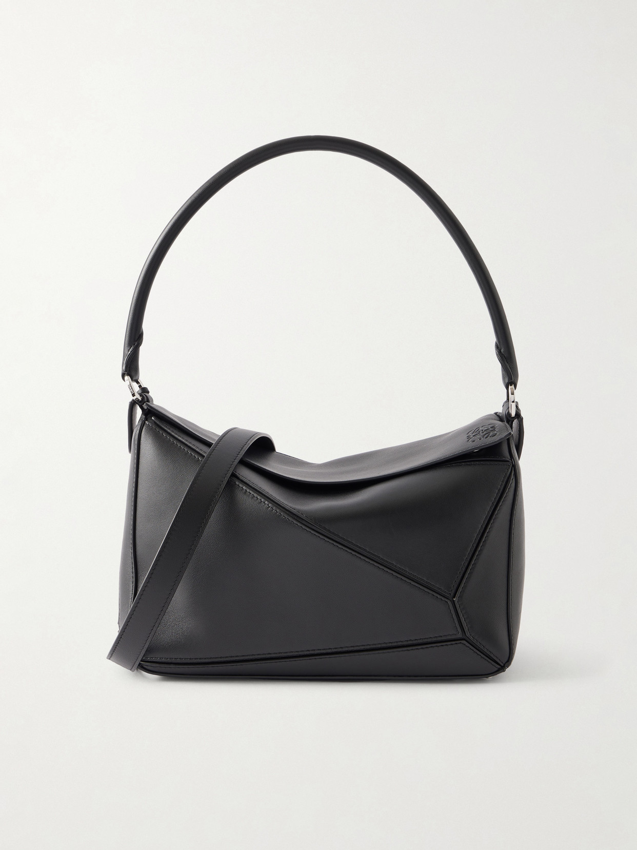 LOEWE - + Paula's Ibiza Puzzle Small Leather Shoulder Bag - Black - One size | NET-A-PORTER APAC