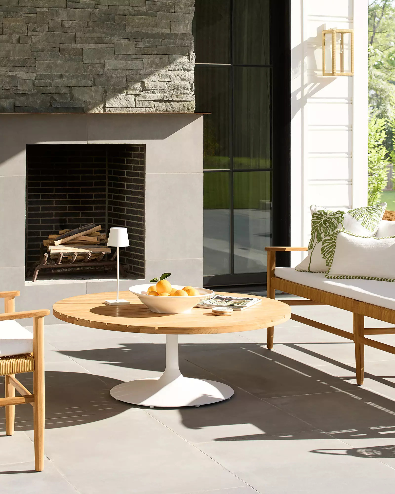 Tiburon Metal Coffee Table | Serena and Lily