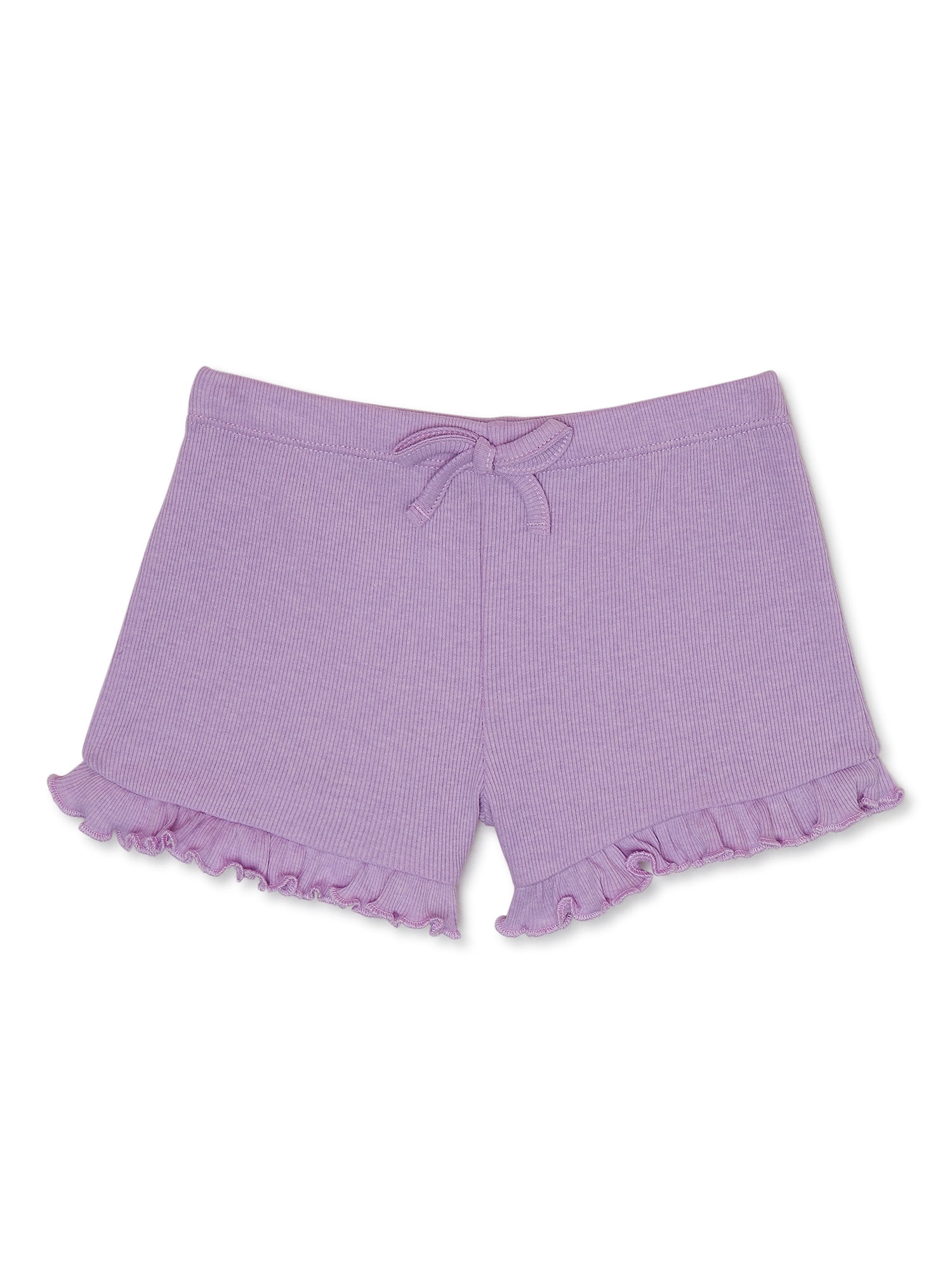 Garanimals Toddler Girl Solid Ruffle Short, Sizes 18M-5T | Walmart (US)