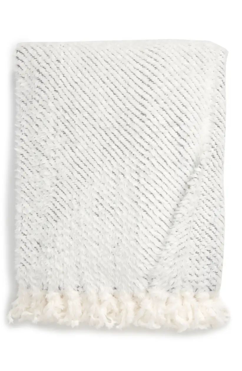 Rachel Parcell Plume Faux Fur Throw Blanket (Nordstrom Exclusive) | Nordstrom