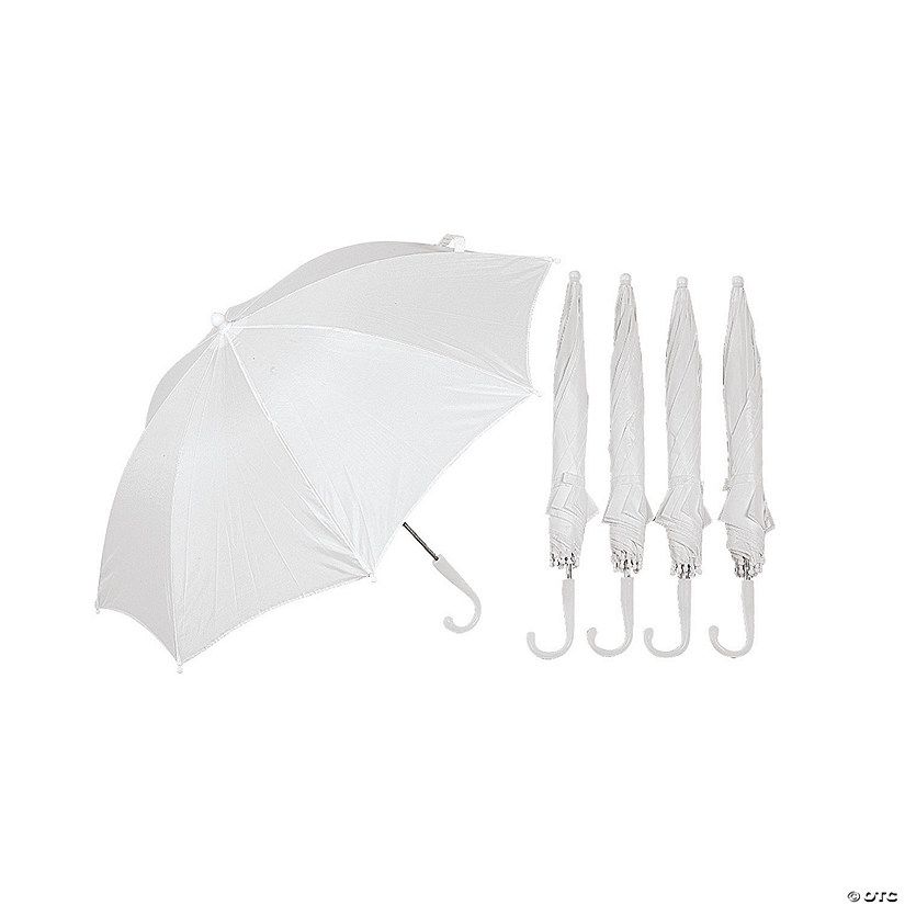 DIY White Umbrellas - 6 Pc. | Oriental Trading Company