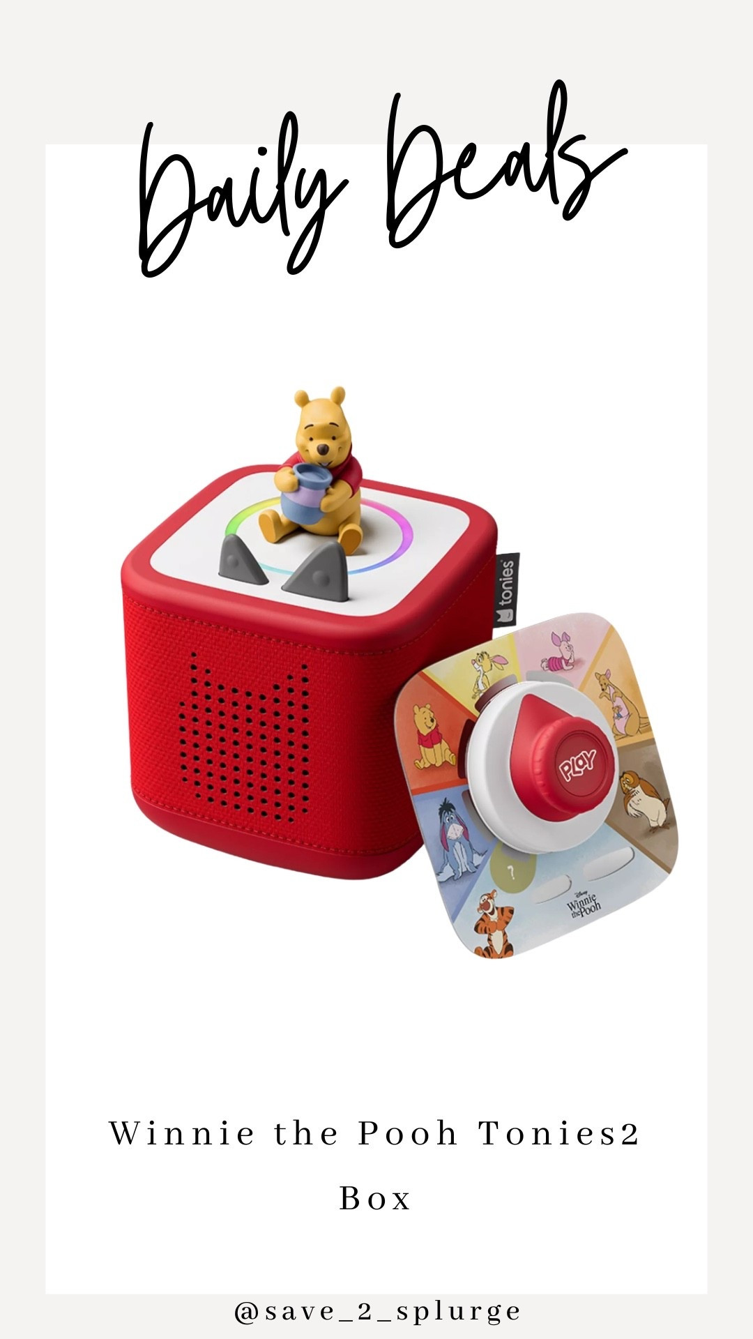 Tonies Winnie the Pooh box - the lowest I’ve seen!

Originally: $159.99
Now: $119.99

#LTKHoliday #LTKCyberWeek #LTKKids