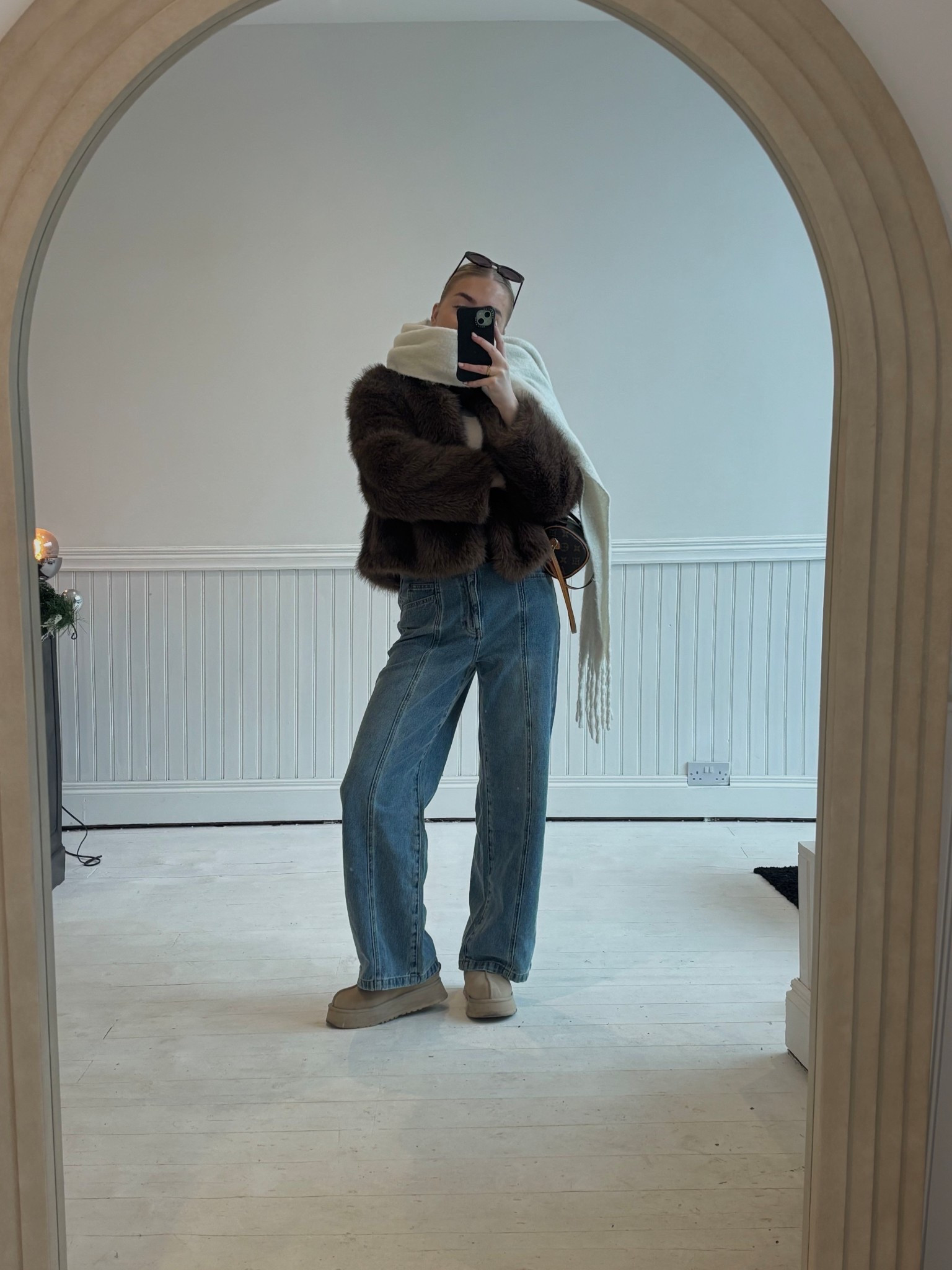 wrapping up🤎

-scarf, jeans, jumper, knitwear, Ugg’s 

#LTKwinter #LTKuk #LTKstyletip