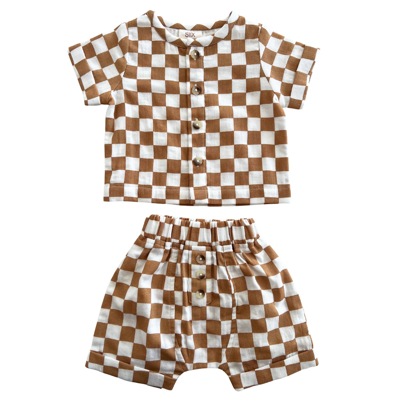 Sundae Checkerboard / Organic Finley Set | SpearmintLOVE