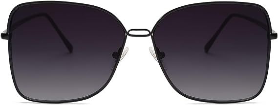 SOJOS Large Square Oversized Sunglasses for Women Big Designer Style Sunnies SJ1082 | Amazon (US)