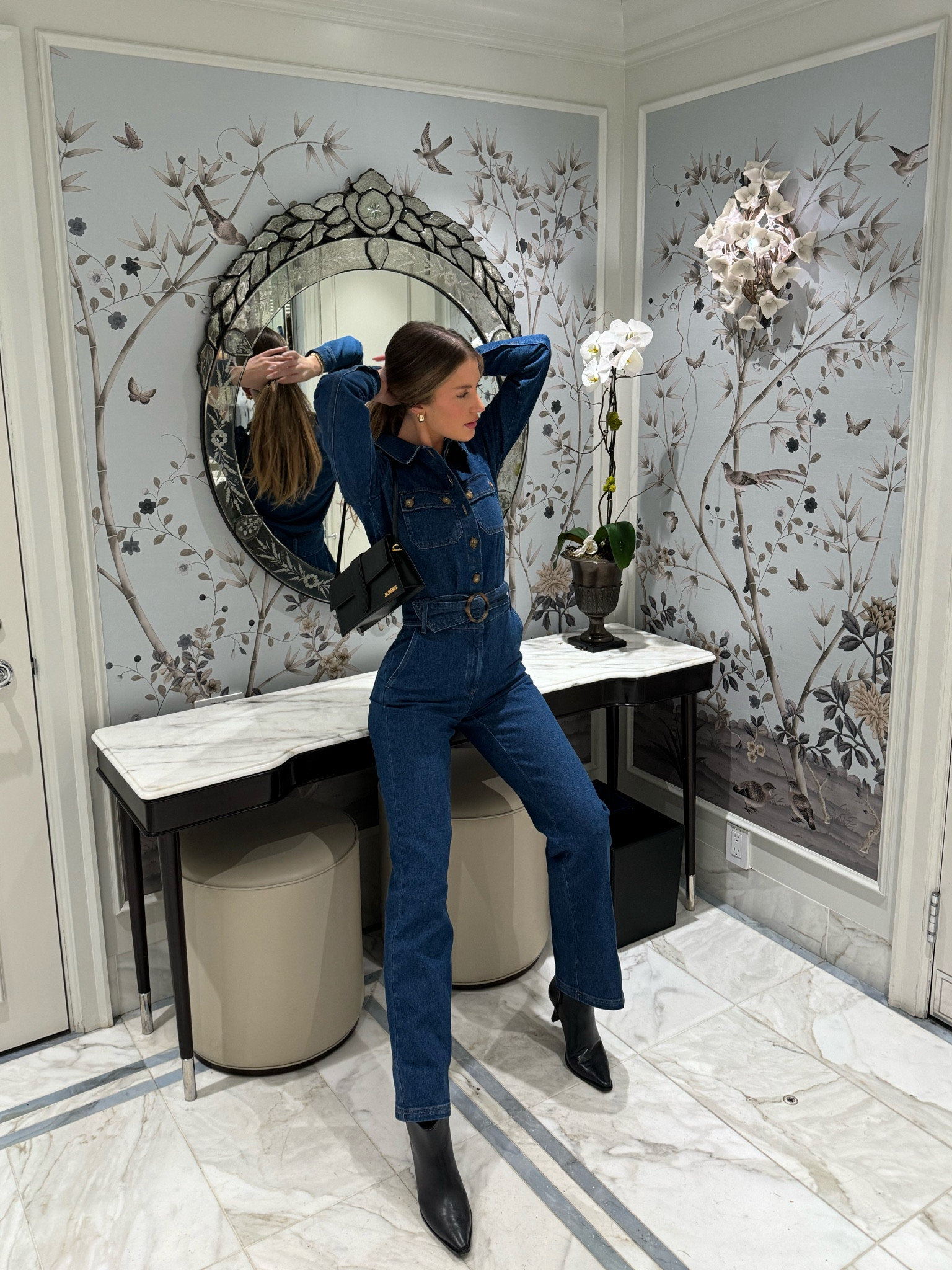 GNO look 

Denim jumpsuit, date night look, jumpsuit 

#LTKSpringSale #LTKSeasonal #LTKstyletip