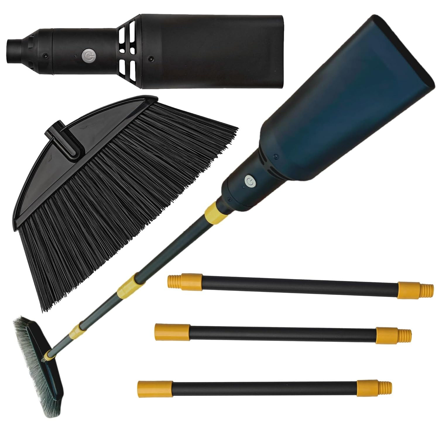 Aerobroom Outdoor Broom with Built-in Lightweight Rechargeable Cordless Leaf Blower | Collapsible Broom for RV, Camping, Boats, Patio or Balcony | Amazon (US)