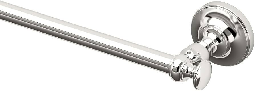 Gatco 4120 Tavern, 24" Towel Bar, Polished Nickel / Wall Mounted Towel Holder for Bathroom | Amazon (US)