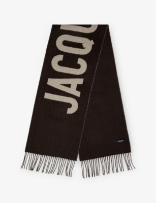 The Jacquemus Fringed Wool Scarf | Selfridges