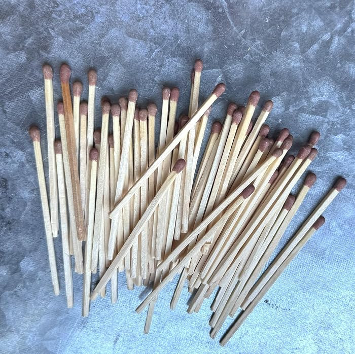 Colored Safety Matches, 3 Inches, 100 per Bundle, Bulk and/or Refill,18 Color Options (Brown Tip) | Amazon (US)