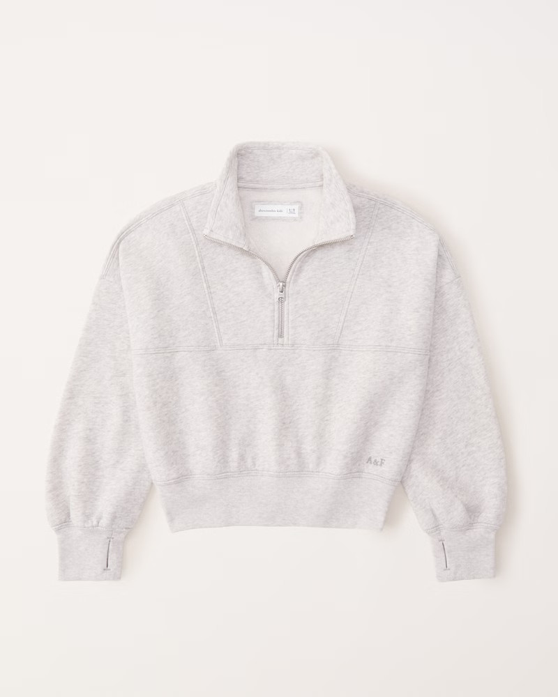 essential quarter-zip sweatshirt | Abercrombie & Fitch (US)