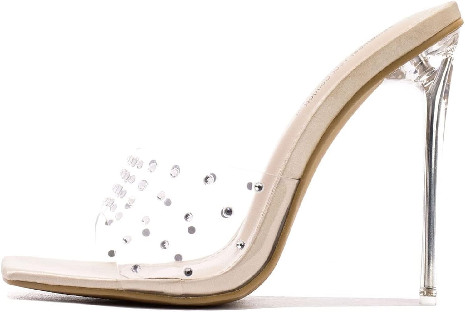 Cape Robbin Brisa Sexy Stiletto High Heels for Women, Square Open Toe Shoes Heels | Amazon (US)