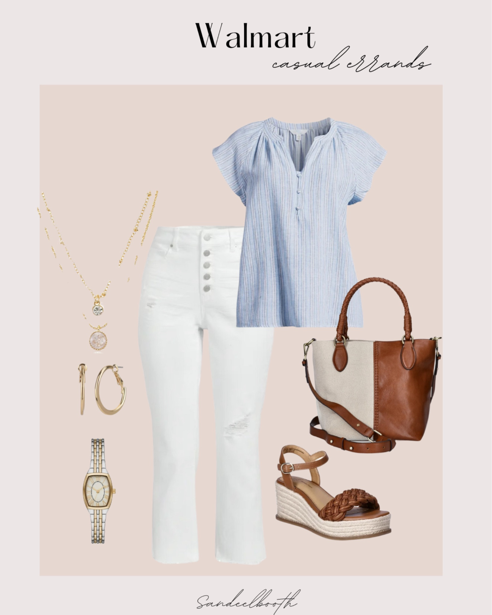 Casual spring errands look • @walmart. #walmartpartner #walmartfashion @walmartfashion

white pants, blue and white, weekend outfit, casual wear, date day

#LTKstyletip #LTKshoecrush #LTKitbag
