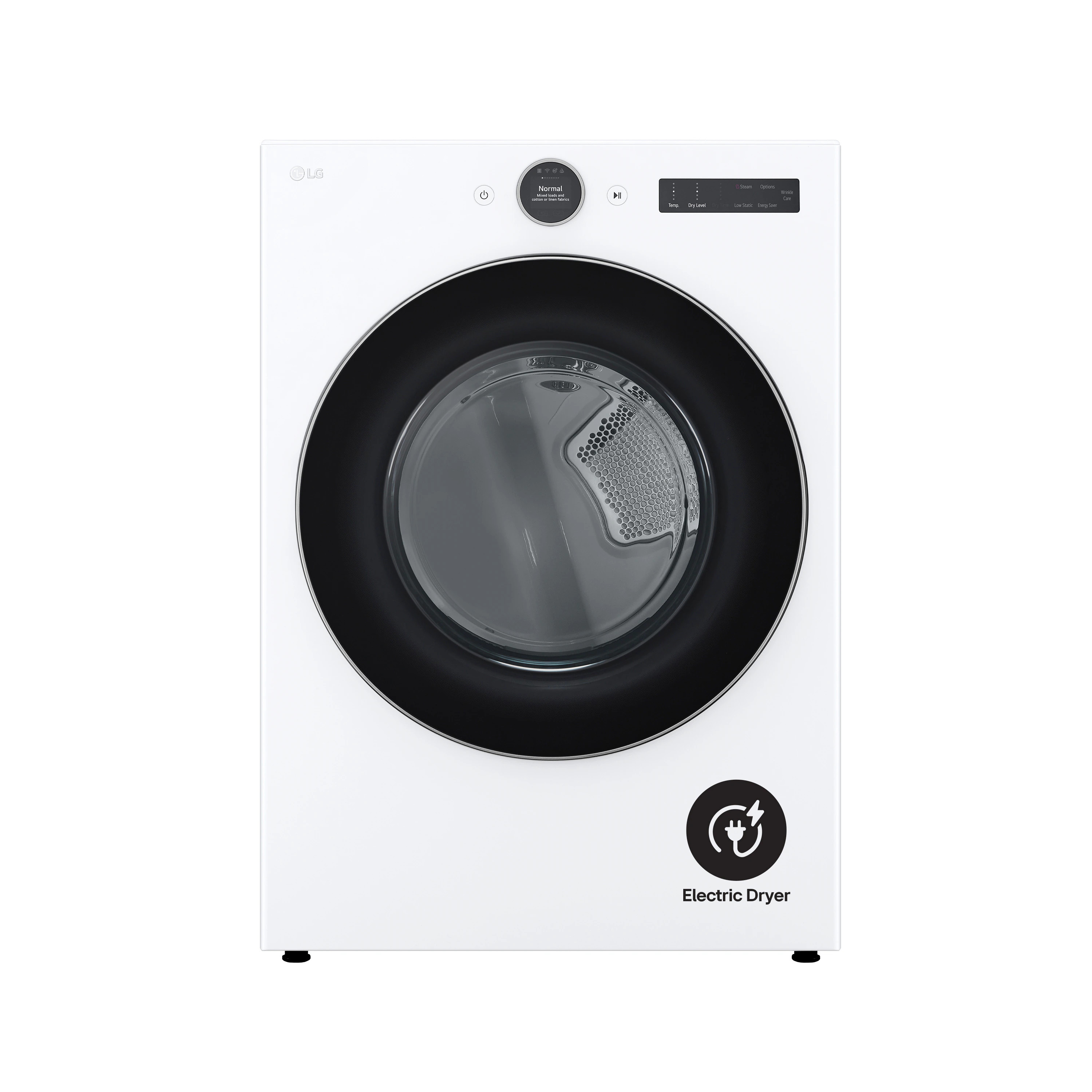 LG TurboSteam 7.4-cu ft Stackable Vented Electric Dryer with Steam Cycle ( White ) | DLEX5500W | Lowe's