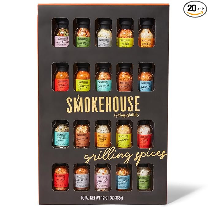 Smokehouse by Thoughtfully Ultimate Grilling Spice Set, Grill Seasoning Gift Set Flavors Include ... | Amazon (US)