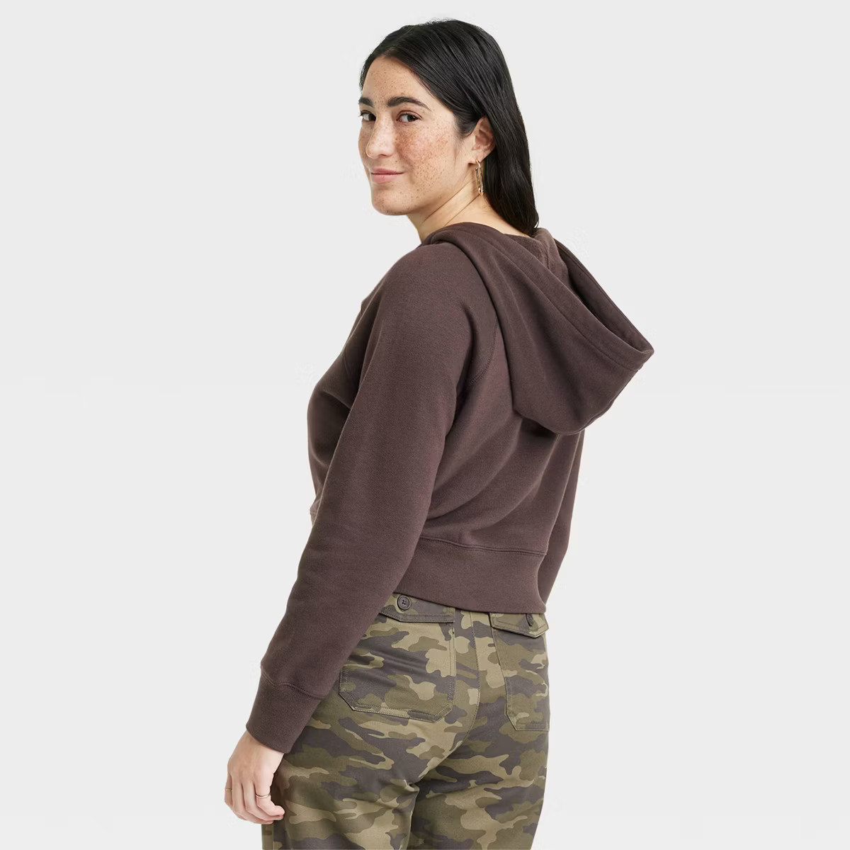 Women’s Cropped Hoodie Sweatshirt - Universal Thread™ | Target