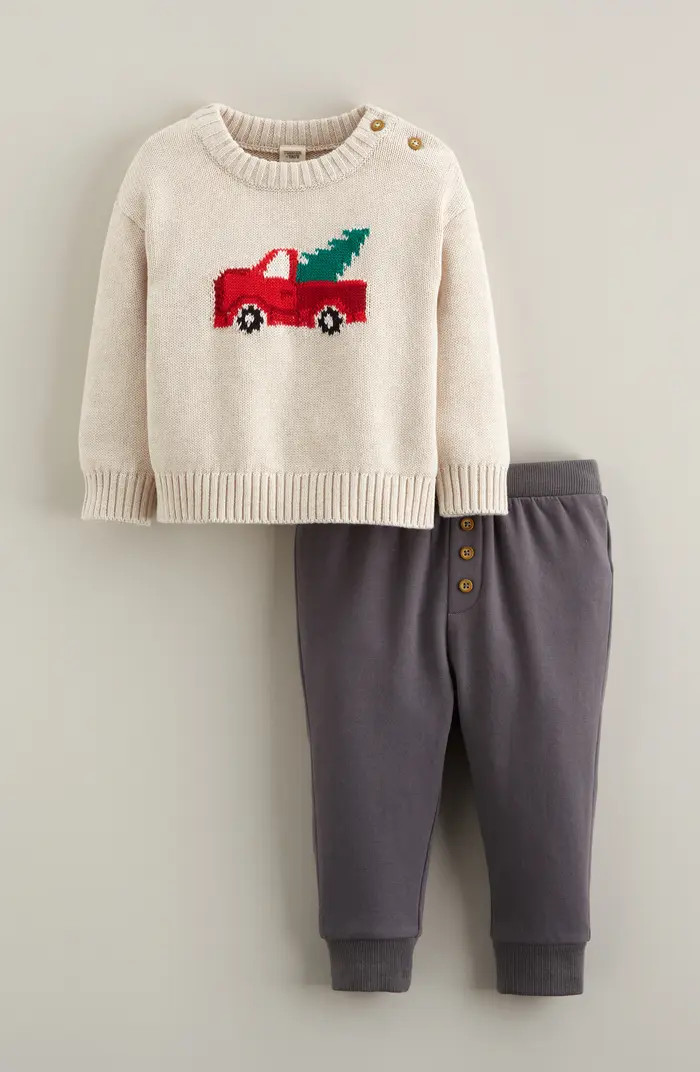 Jacquard Sweater & Pants Set | Nordstrom