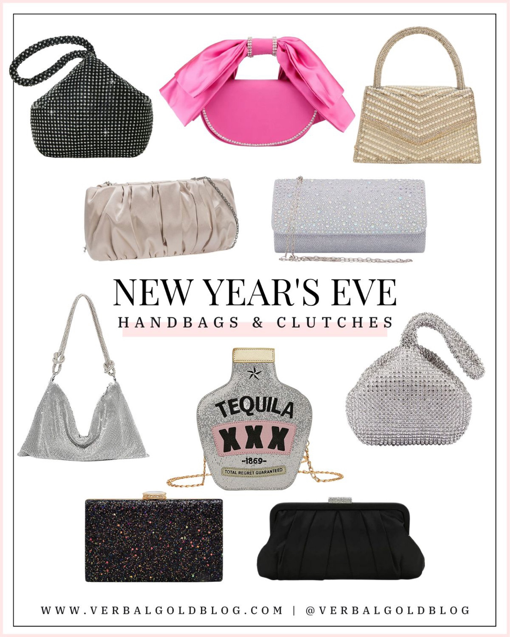 Amazon NYE purse - NYE clutch - handbags for New Year’s Eve outfits - bachelorette party outfits - amazon purse 


#LTKitbag #LTKHoliday #LTKGiftGuide