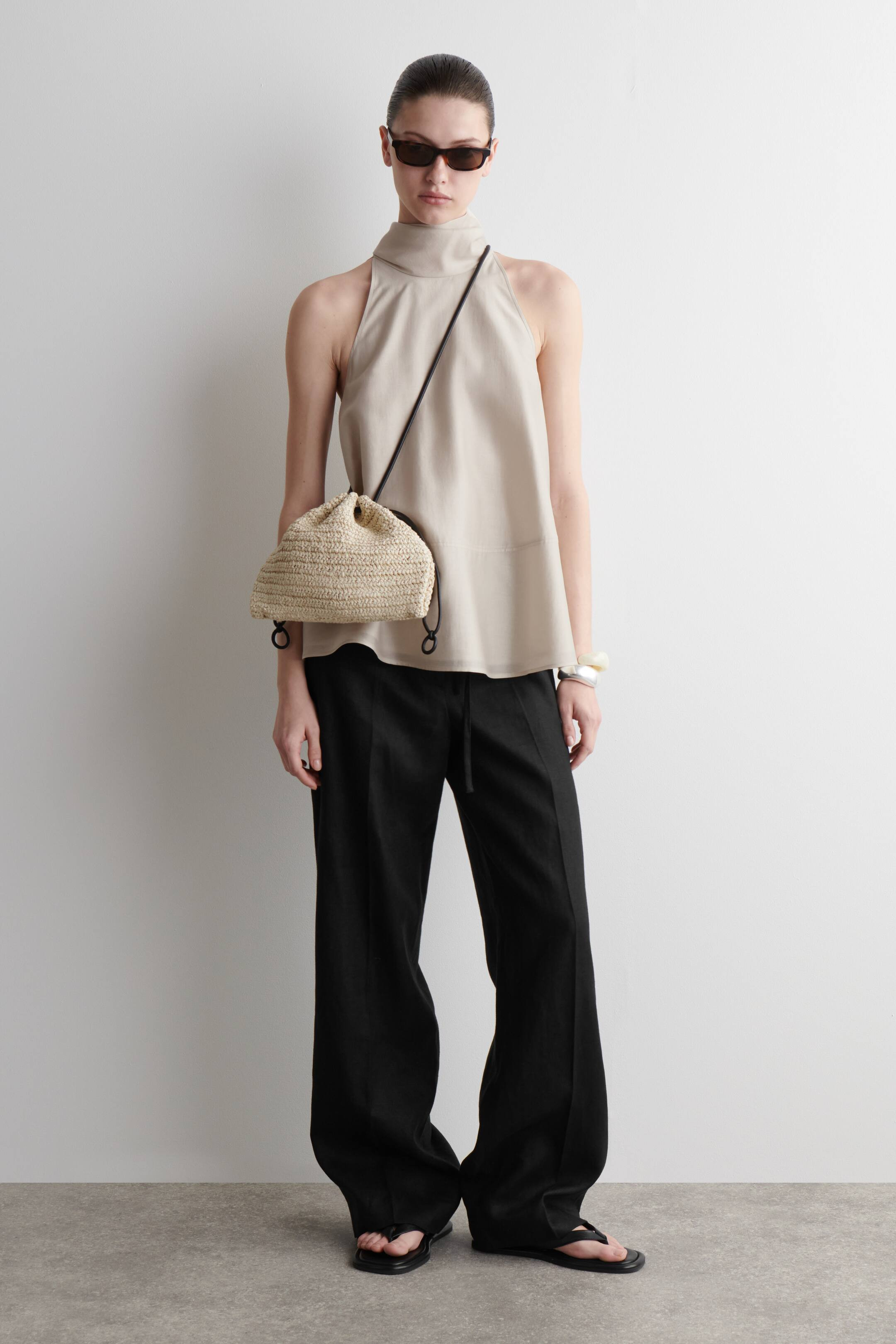 MINI CAVATELLI CLUTCH BAG - STRAW | H&M (UK, MY, IN, SG, PH, TW, HK)