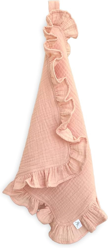 Ryan & Rose Cutie Lovey - Soft 100% Organic Cotton Muslin with Attachable Snap Closure - Loveys f... | Amazon (US)