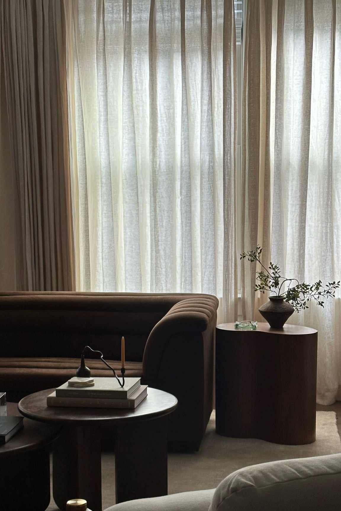 Living Room Curtain Details:
Color: Natural 
Unlined 
Triple Pleat 

#LTKHome